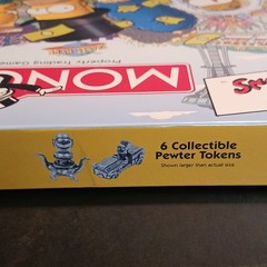 VINTAGE Monopoly THE SIMPSONS BOARD GAME w/ Collectible Tokens 2001 SEALED 🎲