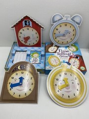 Eeboo Kids Time Telling Game 2-4 Players Learning To Read A Clock