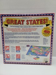 Great States Board Game: 400 Questions about US Geography–Play and Learn! – NEW
