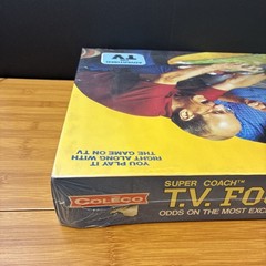 Vintage 1974 Coleco Super Coach TV Football Play Along Board Game New Sealed