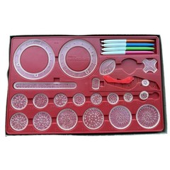 Vintage 1974 Spirograph No 401 Kenner Drawing Set Retro Geometric Art Toy