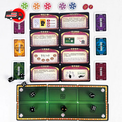Las Vegas Royale Strategy Board Game Portable Family Party Game Night Fun