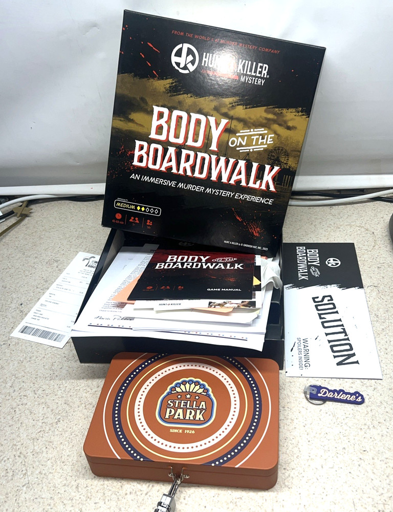 Hunt a Killer Body on the Boardwalk Immersive Murder Mystery Game 2023