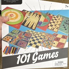 Westminster 101 Games Board Game Set Double-Sided Boards 7+ MPN 10502