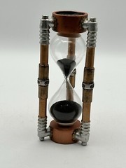 Ebro Past Present And Future Steampunk Gear Work Black Sand 5 Minute Timer