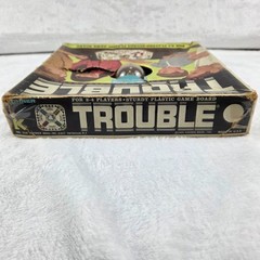 Vintage 1964 Kohner Trouble Board Game – Pop-O-Matic Works, Missing 2 Pieces