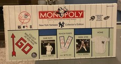 New York Yankees Collector’s Edition MONOPOLY BOARD GAME 2001 New Sealed READ