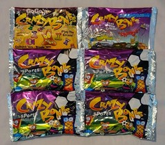 6 GoGo CRAZY BONE PACKS: 1 SERIES ONE, 1 “RED THINGS & 4 “SPORTS” PACKS ☆