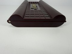 Vintage 1990 Scrabble Deluxe Travel Edition Hard Plastic Folding Case Game
