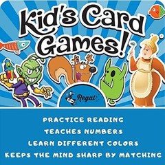 6 Pack Tabletop Game Set Fun Card Decks for Kids Family Entertainment