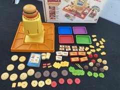 Lakeside Build a Better Burger 1984 Fast Food Family Board Game