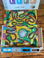 Vintage 1970’s Board Game Lot Monopoly Life Risk Battleship Clue Backgammon