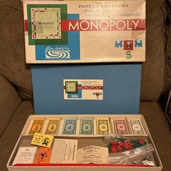 1961 Monopoly Game Vintage Parker Brothers