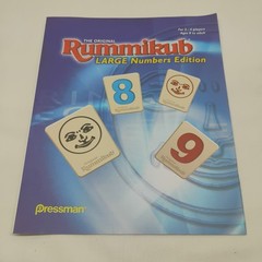 Pressman Rummikub Large Number Edition Family Board Game 2012 Complete