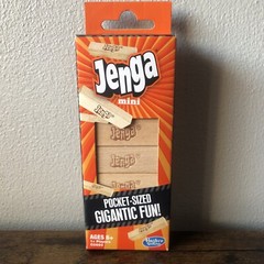 NEW! Hasbro Gaming Jenga Mini Game, Ages 6 And Up, For 1 Or More Players