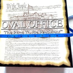 Vintage 1990s Oval Office Race To Be President Board Game New in Box