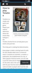 Timeline American History Card Game Asmodee 110 Cards