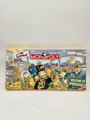 The SIMPSONS Monopoly “Welcome To Springfield” Board Game 2001 100% Complete