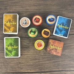 Splendor Board Game Marc Andre Pascal Quidault Space Cowboys Asmodee Complete