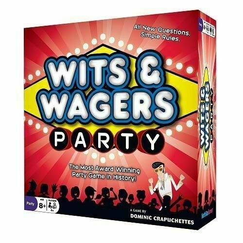 2013- Wits And Wagers Party Game Board **Brand New In Plastic Ages 8-adult