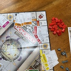 MONOPOLY Secret Vault Board Game Cat Dinosaur 99% Complete Missing Dice