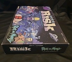 Risk Rick and Morty Board Game Adult Swim Strategy Ages 17+ 3-5 Complete