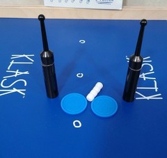 Klask Epic Magnetic Battle Board Game Age 8+ Strategy 2 Players Complete w Box