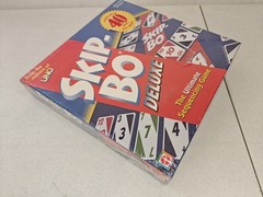 NEW SEALED Skip Bo Deluxe Sequencing Card Board Game Mattel 2001 Family Kids Uno