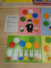 Vtg 1973 Ravensburger Match-A-Balloon Color Matching Game Dick Bruna Complete