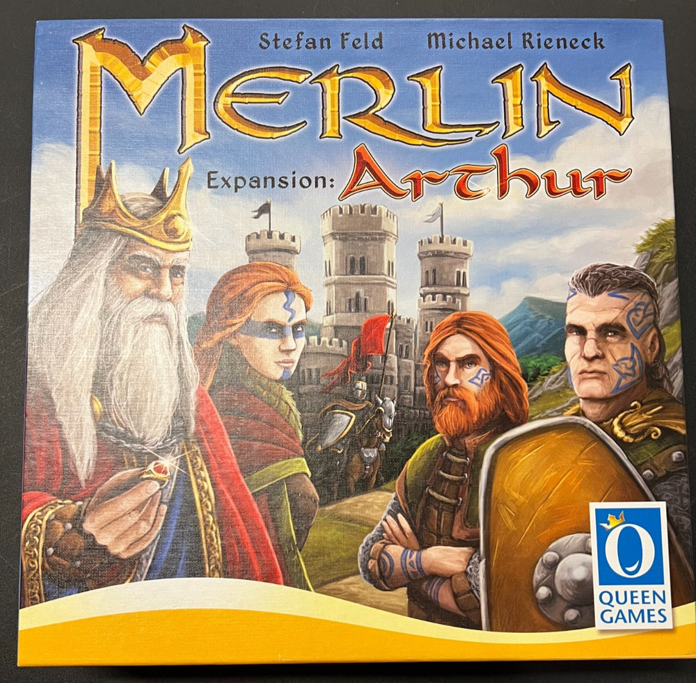 Merlin Board Game with Arthur Expansions Queen Games 2018 G1