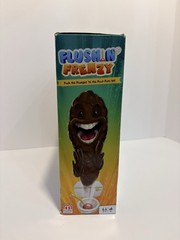 Weird “Flushin’ Frenzy” Board Game w/ Toilet Plunger and Happy Poop Gift Toy NEW