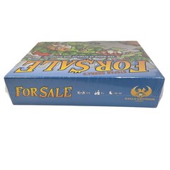 For Sale Game of Property 3-6 Players Ages 8+ Cardboard 2017 Eagle-Gryphon Games