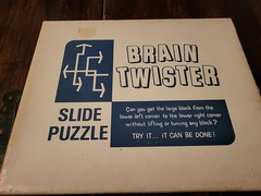 Vintage Dante Carpenter’s Bench Solitaire Slide Puzzle Brain Teaser Complete