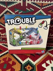 Trouble Board Game, Classic Pop-O-Matic Race Game By Hasbro