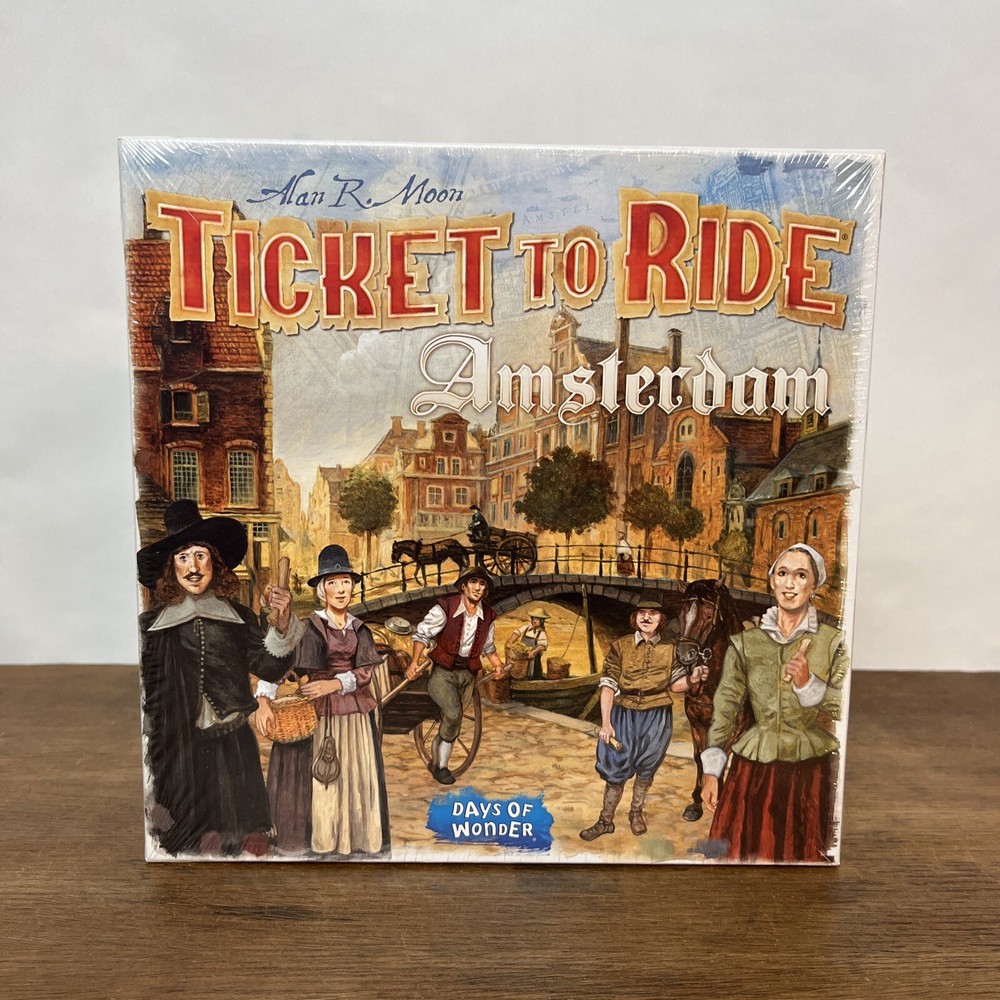 Ticket To Ride Amsterdam Board Game by Days of Wonder NEW SEALED