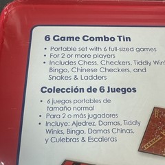 KID CONNECTION – 6 Game Combo Tin – Item #912X – New/Sealed