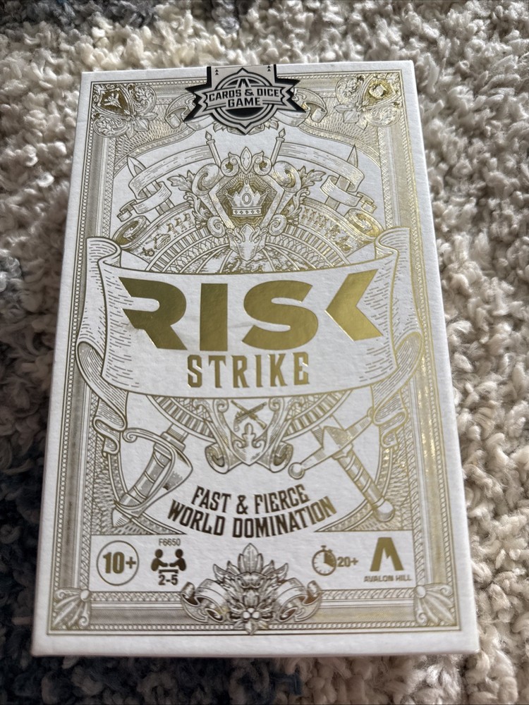 Hasbro Gaming Risk Strike Cards and Dice Game Fast & Fierce World Domination