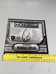 Monopoly: Star Wars The Mandalorian Board Game Instruction Manual Only, Parts