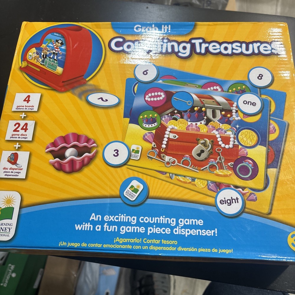 GRAB IT! COUNTING TREASURES GAME FOR CHILDREN AGES 3 AND UP