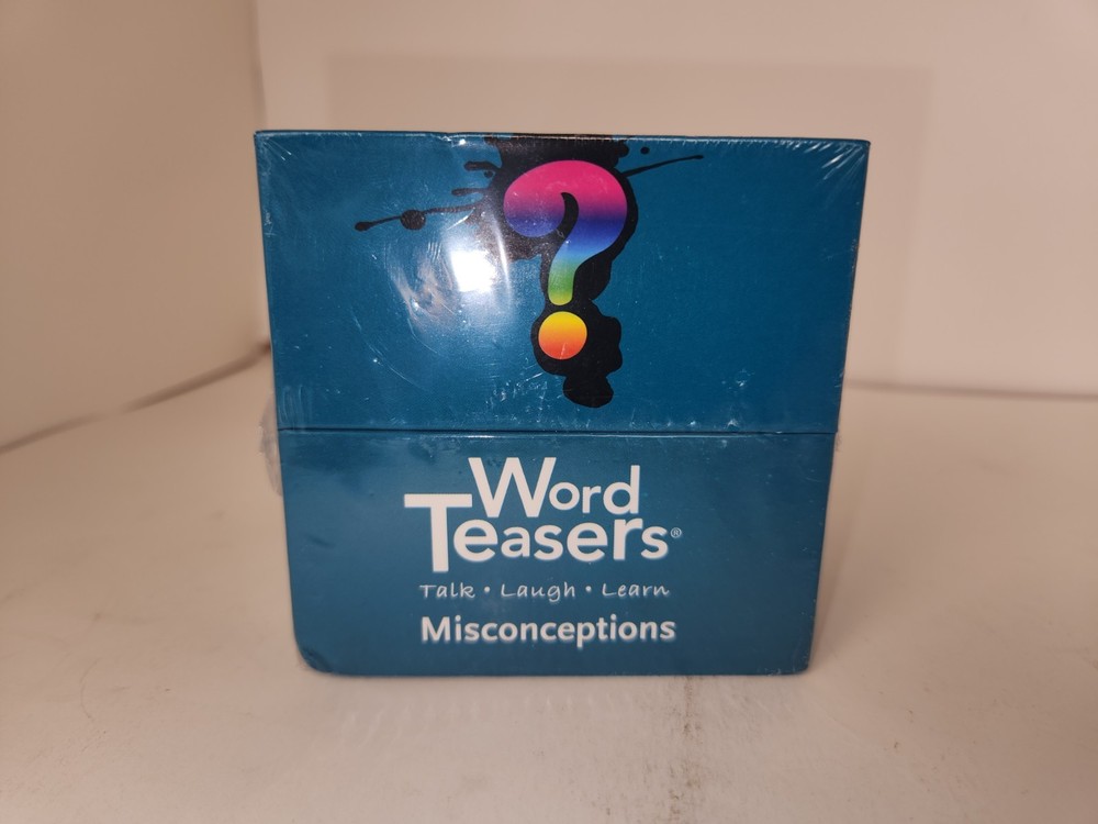 Word Teasers Misconceptions – Conversation Starter Card Game – New Sealed