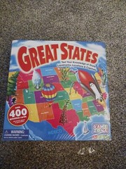 Game Zone Great States Geography Board Game, New And Sealed