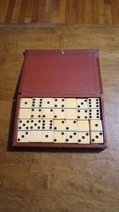 1940-50’s Butterscotch Bakelite Dominoes 14.2 Oz (402 Grams) Tested 50mm x 25mm