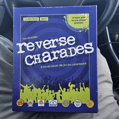 The Original Reverse Charades Board Game (USAopoly, 2015) Box Open
