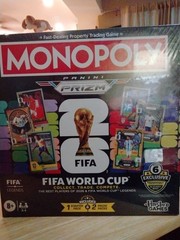 Monopoly Panini Prizm FIFA World Cup Board (6) Exclusive GOLD CRACKED ICE CARDS