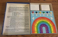 Children’s Bible Trivia Board Game Complete Vintage 1984 2100 Questions 300 Card