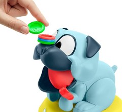 Mattel Games Puglicious Kids Game, Dog Treat-Stacking Challenge