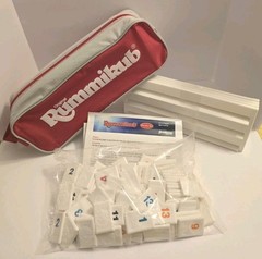 2019 Rummikub On The Go: The Complete Original Game in a Red Canvas Storage Case