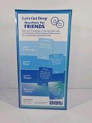 Let’s Get Deep Questions For Friends Game Sealed Brand New