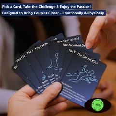 Sex Game for Adults 42 Romantic Bedroom Cards with Sex Positions, Challenges…