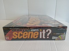 Mattel Scene It Powered By ESPN Family Party DVD Game Sports Video Clips Trivia